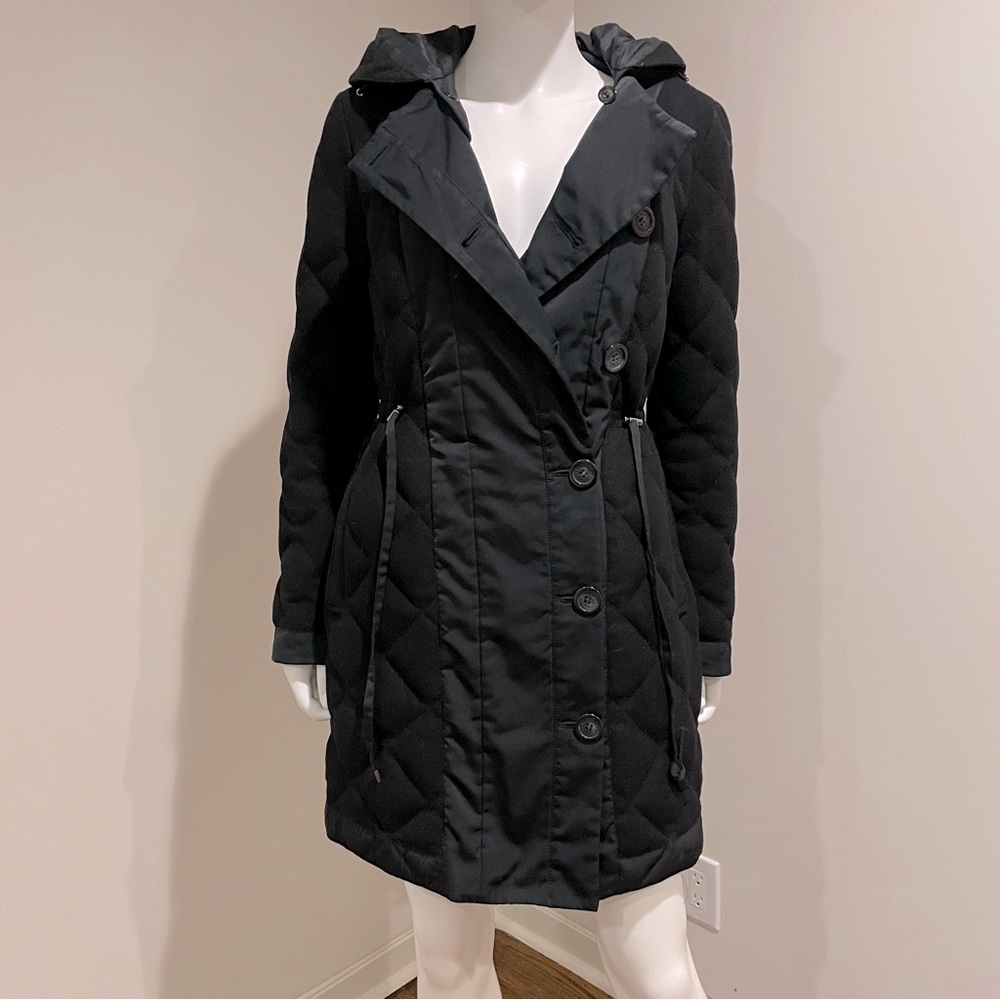 Moncler Wool Quilted Puffer Coat